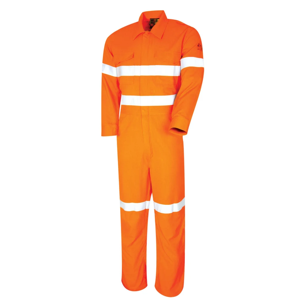 Customized Cotton Workwear Arc-Flash Protection Anti-Acid Meltproof Uniform Waterproof Oil Resistance Antistatic Permanent Fr Hi Vis Safety Jacket