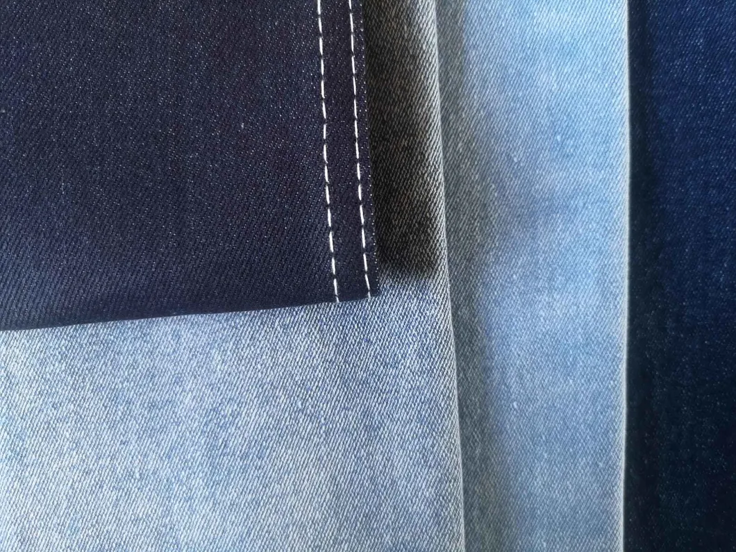 Recommended Cost-Effective Tr Stretch Cotton Woven Twill Denim Fabric for Jeans