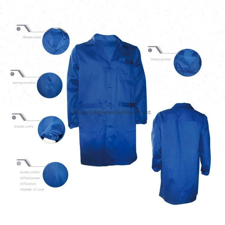 Trade Assurance Professional Flame-Retardant Fabric High Quality Doctor Lab Coats
