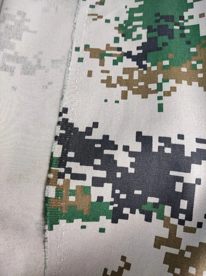 Army Military Uniform Camouflage Cotton Canvas Workwear Garment Fr Waterproof Flame Retardant Fabric